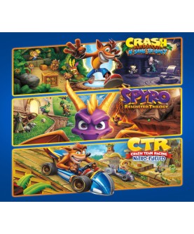 Crash + Spyro Triple Play Bundle Region: ARGENTINA XBOX One / Xbox Series X|S Xbox Series X|S Key 